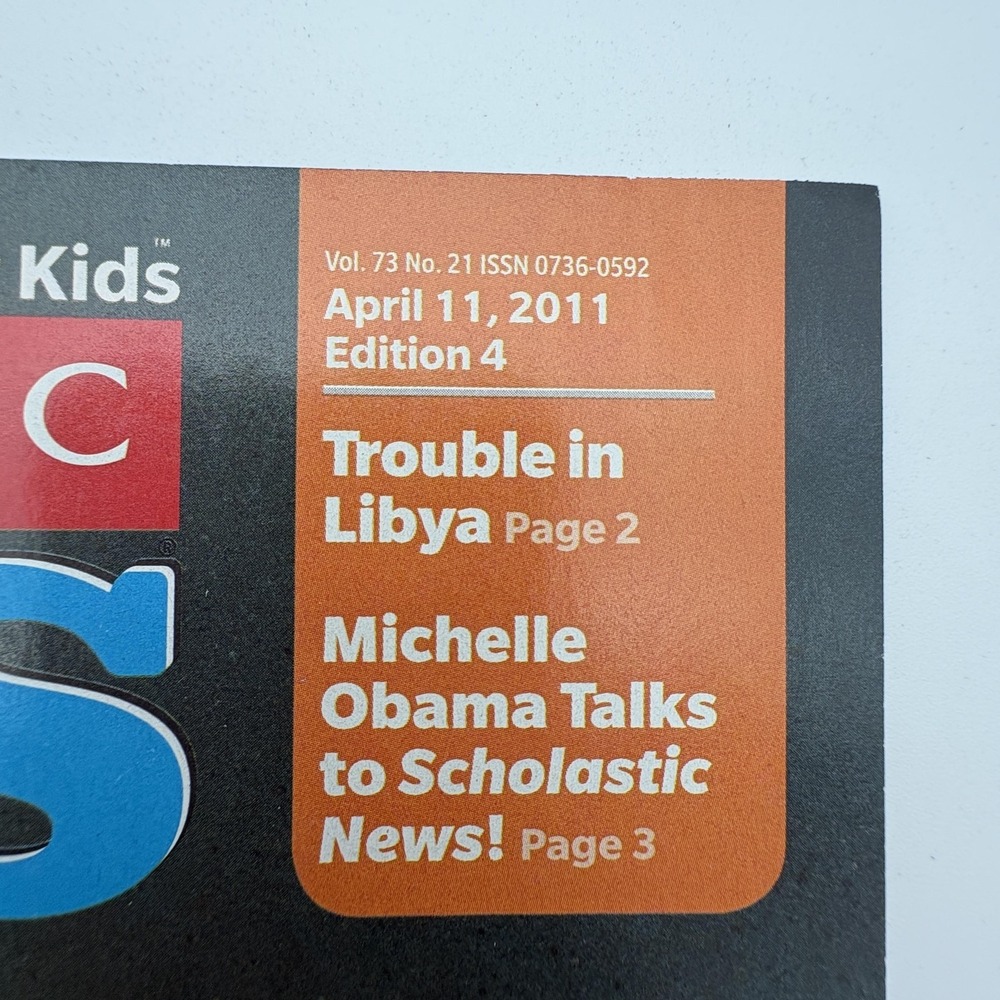 Scholastic News Magazine Lot 36 April 11 2011 It's A Twister Tornadoes USA Kids - Picture 3 of 3